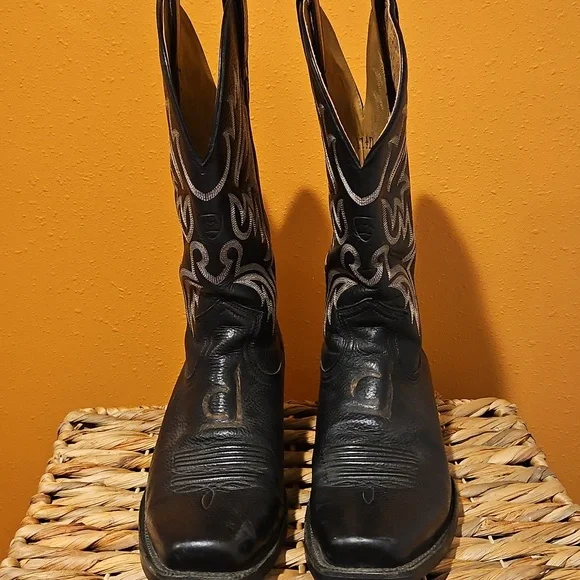Ariat Men's Legend Western Performance Boots - Square Sz. 11.5  Custom Branded - Picture 12 of 15